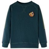 Gossi bluzon pentru copii, verde muschi, 128