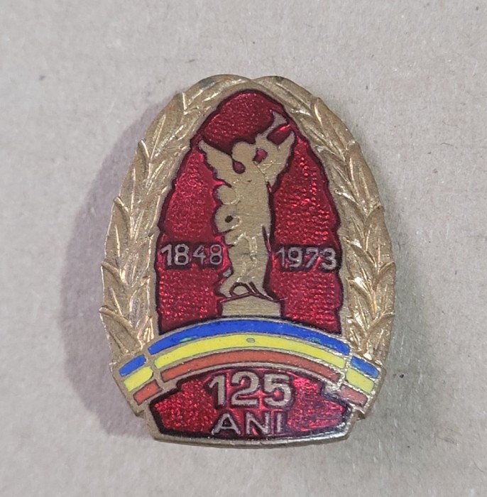 Insigna 125 ani pompieri
