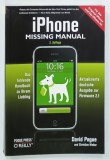 iPHONE MISSING MANUAL , von DAVID POGUE , TEXT IN LIMBA GERMANA , 2009
