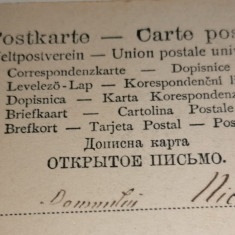 CARTE POSTALA / FELICITARE - BRAILA 1903