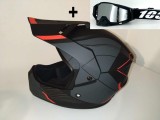 Cumpara ieftin Casca Moto Atv Cross Enduro Downhill + Ochelari 100% ,marimi disponibile L,XL si XXL