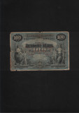 Rar! Germania 100 marci mark 1900 Notenbank Munchen seria1170397 uzata