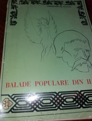 BALADE POPULARE DIN ILFOV CONSTANTIN GH. PRICHICI 1974 foto