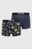 Levi&#039;s boxeri 2-pack barbati, culoarea albastru marin