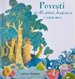 Carti Povesti Copii cu Elfi, Pitici, Dragoni, Zana Mov - Stare Buna