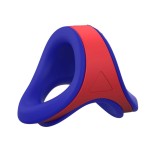 Inel penis Removable Tightness Albastru/Rosu
