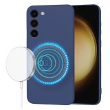 Husa silicon Samsung Galaxy S23 Plus Techsuit SoftFlex MagSafe, bleumarin