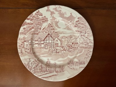FARFURIE DIN PORTELAN - MARCAJ LUNEVILLE FRANCE- &amp;quot;ENGLISH STYLE&amp;quot; D24cm foto