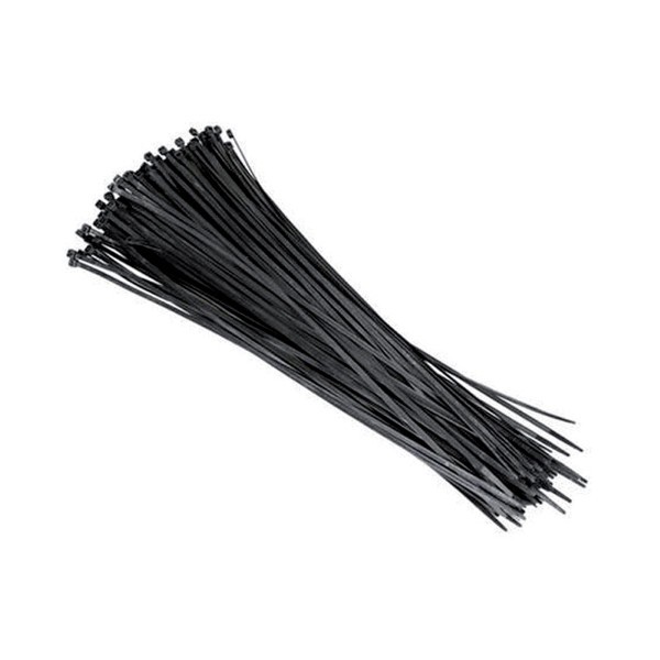 Legaturi cablu, 100 buc, 2.5 x 98 mm, culoare negru Cod:121859120RM