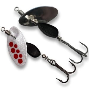 Lingurita Rotativa BERTI Axat Pro Plus Micro-2, Pearl TRT / Negru, 3.5g foto