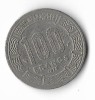 Moneda 100 francs 1975 - Ciad, Africa, Cupru-Nichel