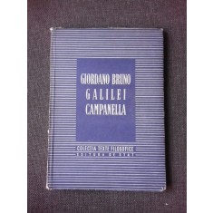 GIORDANO BRUNO. GALILEI. CAMPANELLA