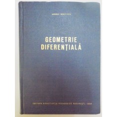 GEOMETRIE DIFERENTIALA de ANDREI DOBRESCU , 1963