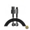 Cablu Date si Incarcare USB-A - Lightning Baseus Tungsten Gold 20W 1m Negru CALWJ-01