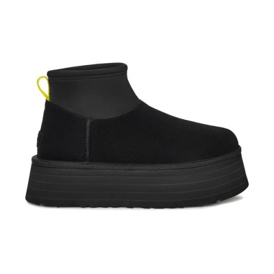 Ghete Dama, UGG, Classic Mini Dipper 1168170-BLK - 37 foto