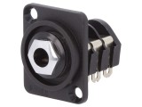 Soclu Jack 6.3mm Stereo XLR 19x24mm