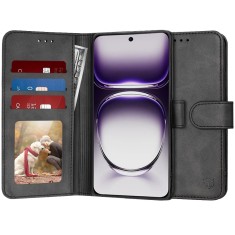 Husa 360 Oppo Reno12 Techsuit Diary Book, negru foto