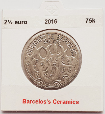 2178 Portugalia 2,5 Euro 2016 Figurado de Barcelos km 869 foto