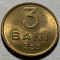 3 Bani 1953 Romania UNC, Luciu de batere