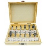 Set de 12 freze pentru lemn diferite profile cu prindere de 8mm
