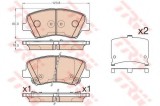 Set placute frana,frana disc HYUNDAI ELANTRA limuzina (MD, UD) (2010 - 2016) TRW GDB3552