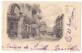 1654 - BUCURESTI, Victorie street, tramway, Litho - old postcard - used - 1900, Circulata, Printata