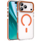 Husa MagSafe pentru Apple iPhone 18 Pro / 17 Pro, Etteri, Icy Mag, Portocalie