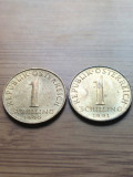 Moneda Austria 1 Schilling 1990,1991 -Luciu de batere, Europa