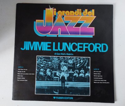 Jimmie Lunceford - vinil JAZZ, Fabbri Editori 1979, I Grandi Del Jazz, LP 33 RPM foto