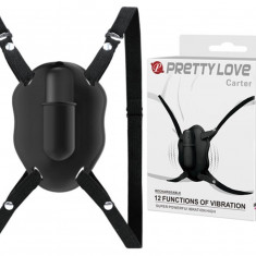 Stimulator Clitoris Pretty Love Carter, 12 Moduri Vibratii, Silicon, USB, Negru