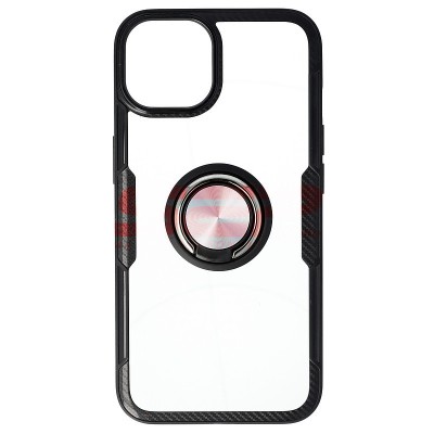Toc TPU+PC Carbon Ring Case Apple iPhone 13 Black foto