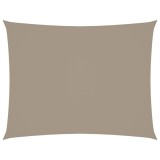 Cumpara ieftin Panza parasolar gri taupe 2,5x4 m textil oxford dreptunghiular