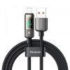Cablu Date si Incarcare USB-A - Lightning McDodo CA-3620 Display Auto Power Off, 18W, 1.2m, Negru, Apple