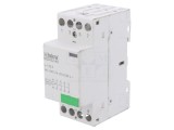 Contactor 4 poli ISKRA IKD 32A 230V AC 220V DC NO x4 pentru șină DIN