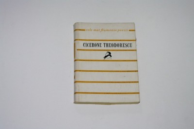 Cicerone Theodorescu - poezii foto