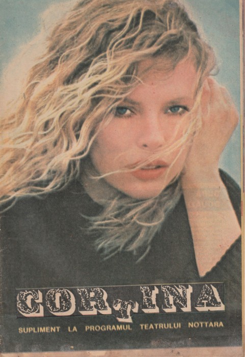 Revista Cortina - septembrie 1988 - Teatrul CI Nottara - Kim Basinger