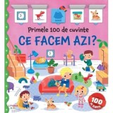 Primele 100 de cuvinte. Ce facem azi? Carte cu clapete