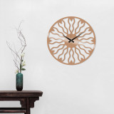 Ceas de perete, Metal Wall Clock 21, Metal, Dimensiune: 48 x 48 cm, Cupru, Tanelorn
