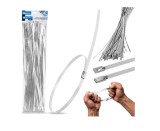 Set cleme din inox, 4,6x450mm, 100 bucati, Geko G17256