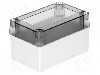 Carcasa policarbonat, 80mmx130mmx75mm, IP66, IP67, FIBOX - PC 100/75 HT