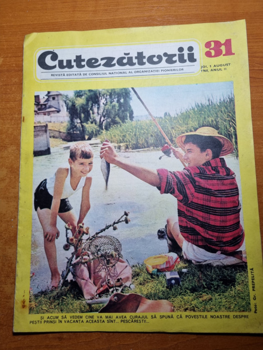 cutezatorii 1 august 1968-articol varful omu,babele ,ostrovul lupilor