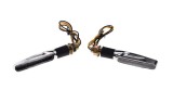 Set Semnalizari Moto LED Dinamice Cromate, 300mm, Universal - MX_NEW AM1432CP