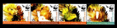 New Zealand 2005 - Fauna WWF, pasari, serie neuzata foto