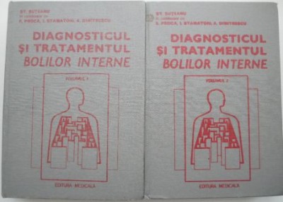 Diagnosticul si tratamentul bolilor interne (2 volume) &amp;ndash; St. Suteanu foto