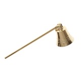 Stingator lumanari metalic auriu