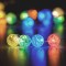Instalație Lumini Perdea LED, 1m, 144 Becuri, Multicolor, 8 Programe