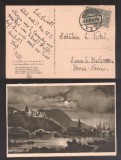 Germany Reich 1923 Old postcard postal stationery Heidelberg D.491