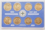 M01 Grecia set 8 monede 4 x 50 &amp; 4 x 100 Drachmes UNC, Europa