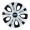 Set 4 Capace Roti Top Gri-Negru R14, Compatibil Cu Ford