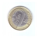 Moneda Belarus 2 ruble 2006, stare buna, curata